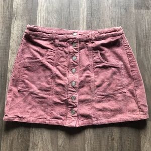 Boutique courderoy skirt